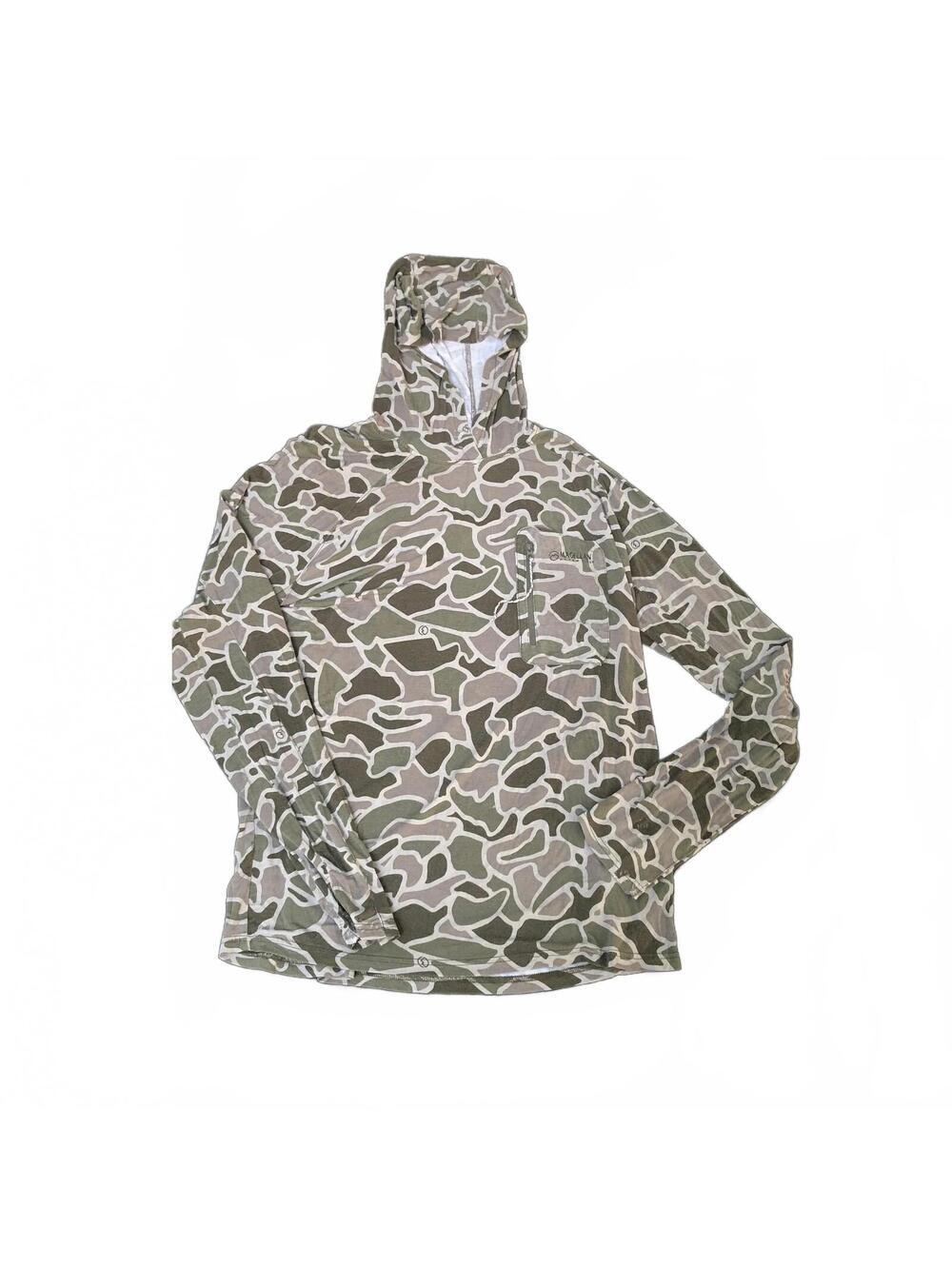 Magellan Outdoors Fish Gear Classic Fit Camouflage Lightweight Hoodie Large